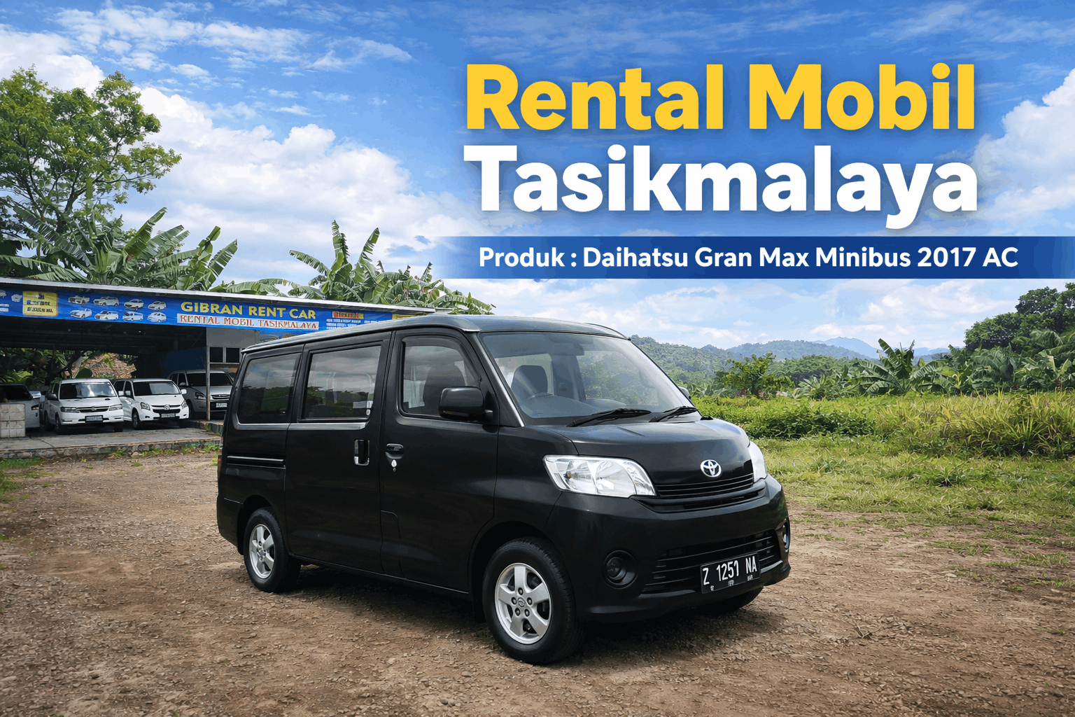 Daihatsu Gran Max Minibus 2017 AC - Rental Mobil Tasikmalaya