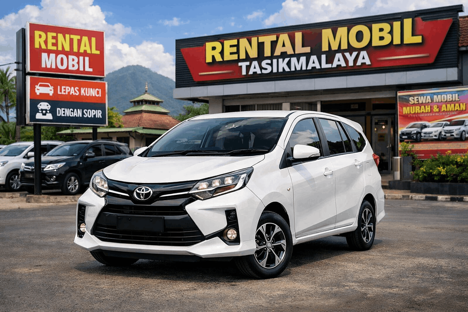 Toyota Calya Facelift Matic 2020 - Rental Mobil Tasikmalaya