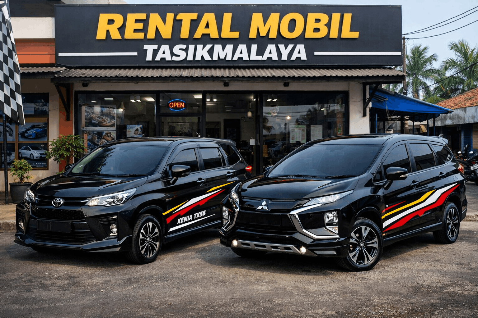 Xpander Matic + Xenia TSS - Rental Mobil Tasikmalaya