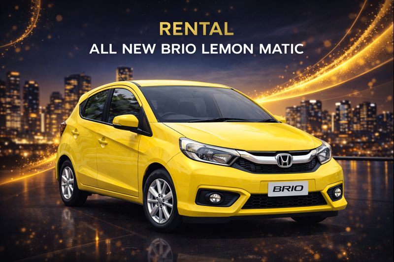Honda Brio Matic 2017 - Rental Mobil Tasikmalaya