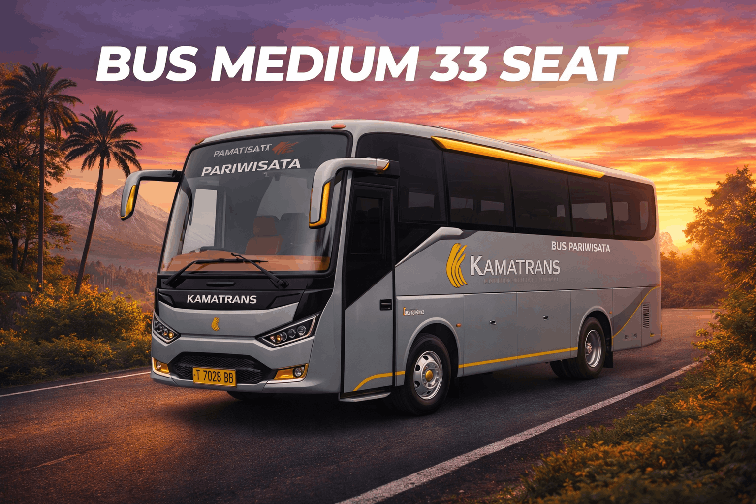 Bus Medium 33 Seat - Rental Mobil Tasikmalaya